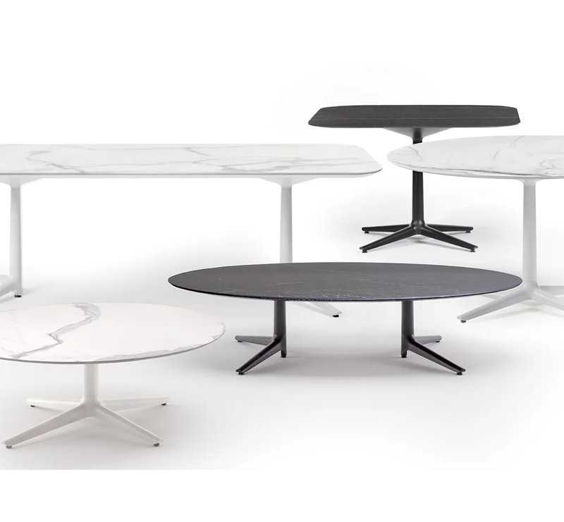 Kartell Multiplo Low Oval Coffee Table | Wayfair